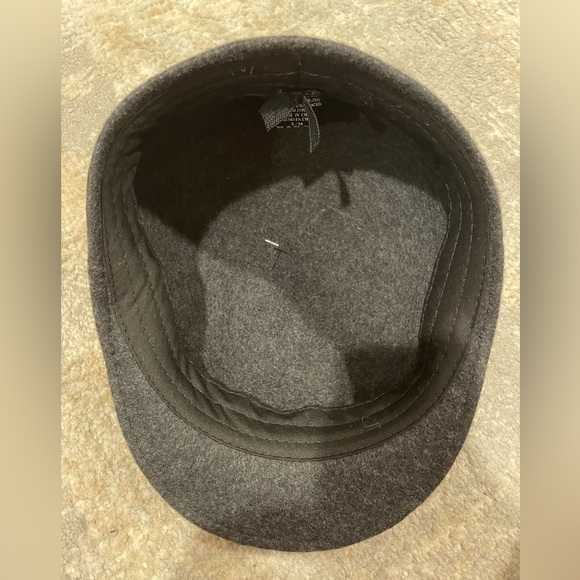 Newsboy Hat Wool S/M Paperboy Golf Gatsby Driver Cabbie Flat Cap Gray NWOT - Picture 4 of 8